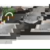 Mexen Mario гранитна мивка с 2 камери и кухненски смесител Elia, бял - 6504-20-670101-20