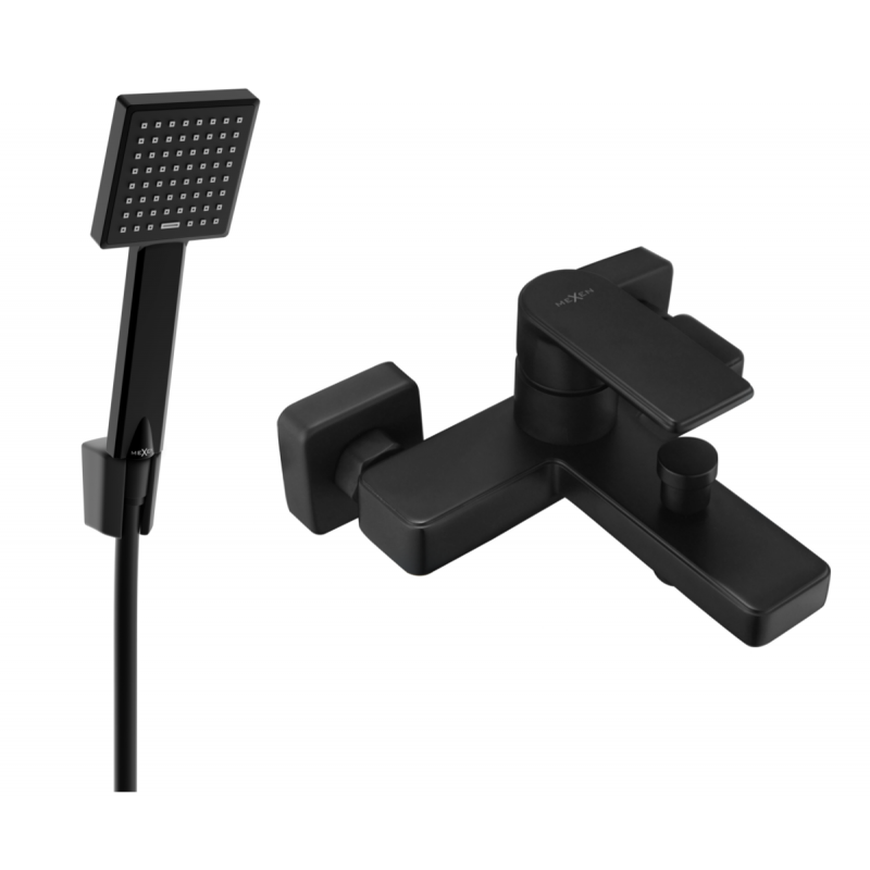 Mexen Mino R45 вана батерия с душ комплект, черна - 7243R45-70