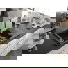 Мексен Гаспар гранитен мивка 1,5-коморен с отцеждачка и кухненски кран Елоя, черен/сребрист металик - 6507-73-670101-00