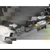 Mexen Vega правоъгълна вана 150 x 70 см с облицовка и параван с 1 крило 70 см, прозрачен, златен - 550115070X9507000050