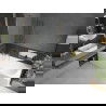 Mexen Vega правоъгълна вана 150 x 70 см с облицовка и параван 1-двукрила 80 см, прозрачен, златен - 550115070X9508000050