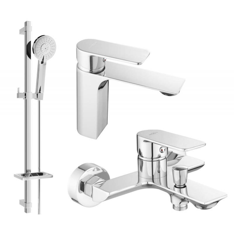 Mexen Alexa DQ40 набор за вана, хром - 71203DQ40-00