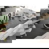 Mexen Kevin гранитна мивка, 1-коморна със сушилня и кухненски смесител Elia, черен/сребрист металик - 6517-73-670101-70-B