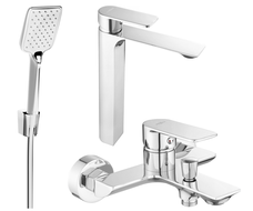 Mexen Alexa R62 комплект за вана, хром - 71213R62-00