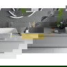 Mexen Catia мивка за плот 48 x 38 см, бяла/златна с покритие от риби - 21314808