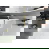 Mexen Catia мивка за монтаж на плот 48 x 38 см, бяла/златна линия - 21314817