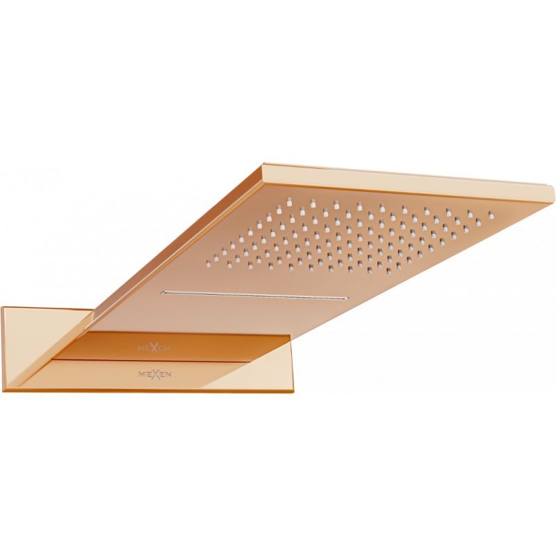 Mexen Waterfall душ кабина slim 50 x 22 cm, розово злато - 79190-60