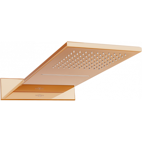 Mexen Waterfall душ кабина slim 50 x 22 cm, розово злато - 79190-60