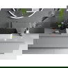 Mexen Catia мивка за плот 48 x 37 см, черен мат/сребрист модел линии - 21314873