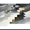 Mexen Catia мивка за поставяне 48 x 37 см, бяла/златна - 21314806