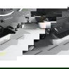 Mexen Catia мивка за плот 48 x 37 см, черен мат/сребрист модел линии - 21314873