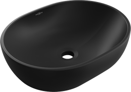 Mexen Viki мивка на плот 48 x 35 см, черен мат - 21054885