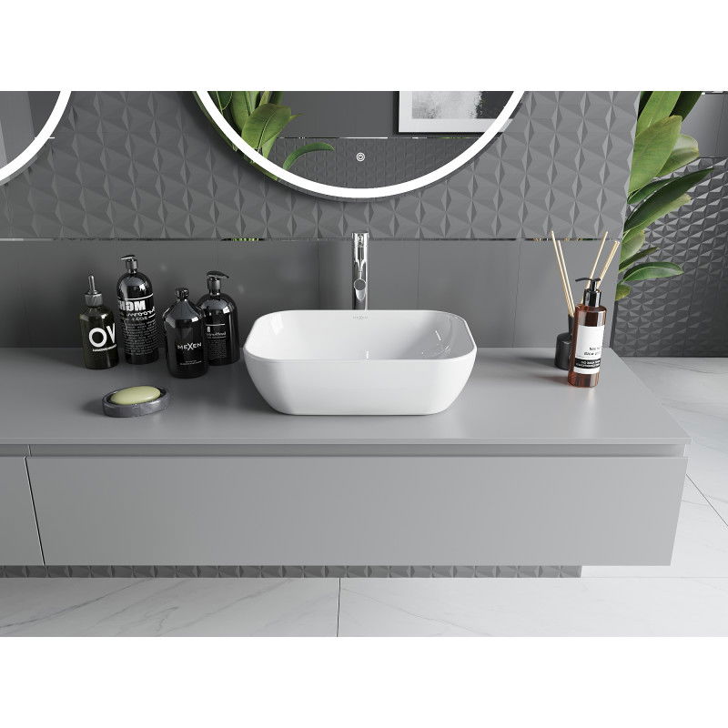 Mexen Rita умивалник над плот 45 x 32 см, бял - 21084500