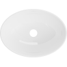 Mexen Elza мивка върху плот 40 x 33 см, бяла/златна - 21014006
