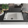 Mexen Elias гранитна мивка с 1 отделение с отцедник и кухненски смесител Duo,