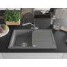 Mexen Bruno гранитна кухненска мивка с 1 отделение с отцедник и кухненски