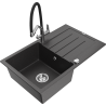 Mexen Bruno гранитна кухненска мивка с 1 отделение с отцедник и кухня Duo,