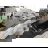 Мексен Андрес гранитна мивка 1,5-коморова с отцеждач и кухненски смесител Двоен, черен/златен металик - 6515-75-671701-57-G