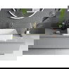 Mexen Catia мивка за монтаж на плота 48 x 37 см, бяла/златна рамка - 21314805