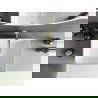 Мивка за плот Mexen Catia 48 x 37 см, бяла/златен ръб - 21314805