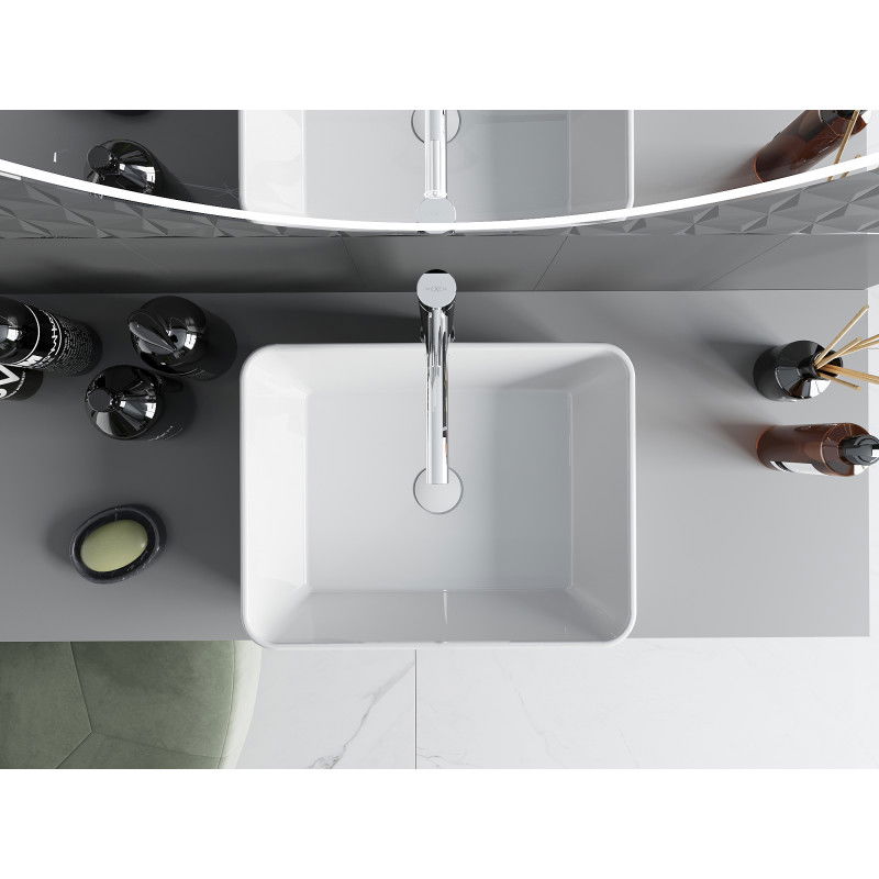 Mexen Catia умивалник за монтаж върху плот 48 x 37 cm, бял - 21314800