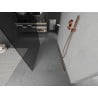 Mexen Kioto самостоятелна душова стена 110 x 200 см, графит 8 мм, розово злато - 800-110-002-60-40