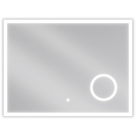Mexen Kala осветено огледало за баня с козметично огледало 80 x 60 см, LED 6000K, анти-пара - 9820-080-060-611-00