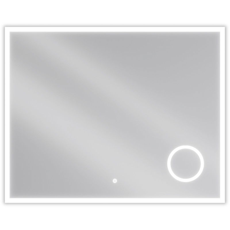Mexen Kala осветено огледало за баня с козметично огледалце 100 x 80 см, LED 6000K, антипара - 9820-100-080-611-00