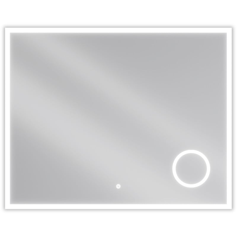 Осветено огледало за баня Mexen Kala с козметично огледалце 100 x 80 см, LED 6000K, анти-конденз - 9820-100-080-611-00