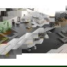 Мексен Карлос гранитна мивка 1,5-коморова с кухненски кран Дуеро, сива - 6518-71-671600-50