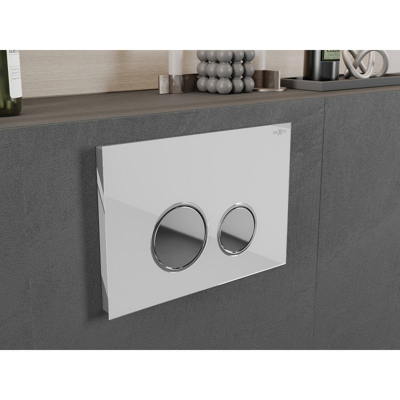 Mexen Fenix 06 бутон за промиване, бял - 600620