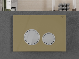 Mexen Fenix 06 бутон за промиване, златен шампанско - 600624