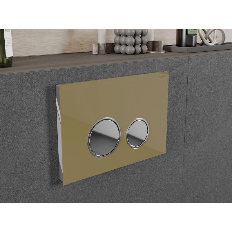 Mexen Fenix 06 бутон за промиване, златен шампанско - 600624