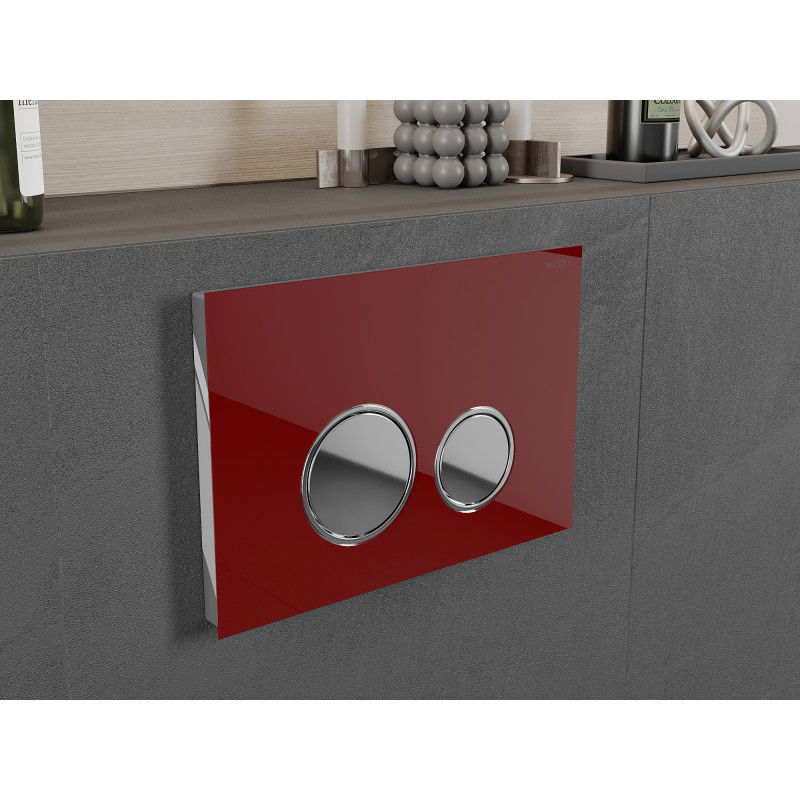 Mexen Fenix 06 бутон за изплакване, червен - 600627