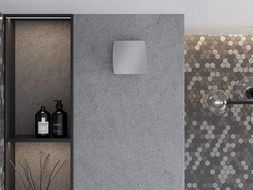 Mexen AXS 100 вентилатор за баня с датчик за влажност, сребърен - W9601-100H-11