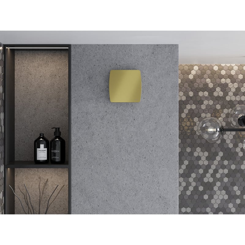 Mexen AXS 100 вентилатор за баня с таймер, златен - W9601-100T-50