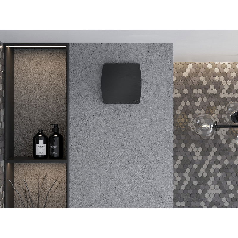 Mexen AXS 150 вентилатор за баня с датчик за влажност, черен - W9601-150H-70