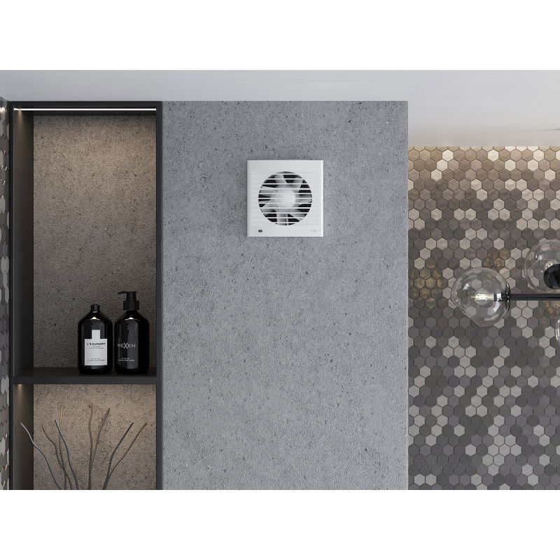 Mexen EXS 120 вентилатор за баня, бял - W9604-125-00