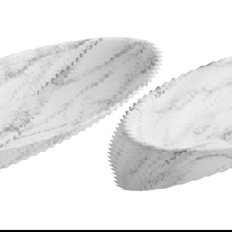 Mexen Elza надплотна мивка 40 x 33 см, бял камък - 21014094