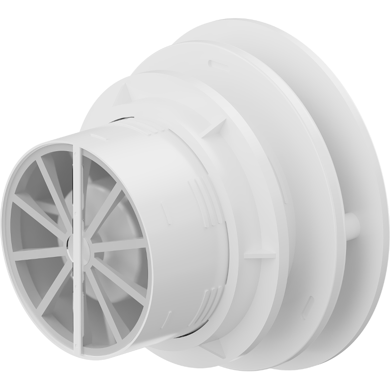 Mexen AXR 100 вентилатор за баня с датчик за влажност, бял - W9602-100H-00