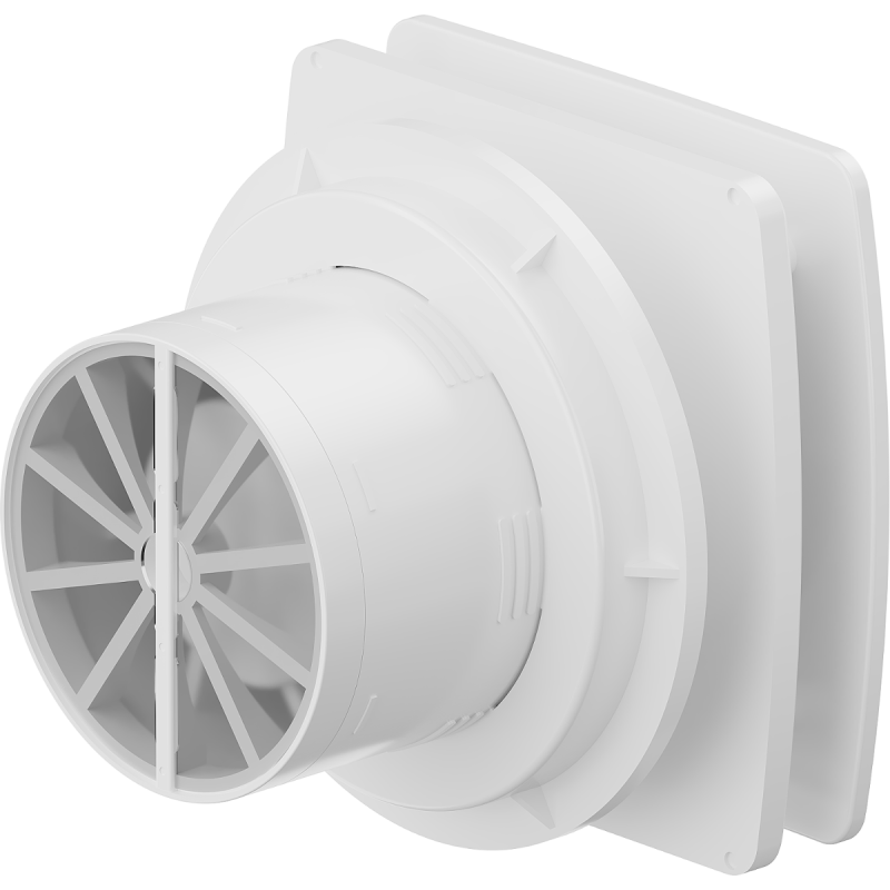 Mexen AXS 100 вентилатор за баня с таймер, бял - W9601-100T-00