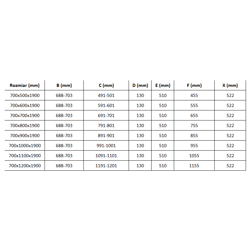 Mexen Roma душ кабина с врата 70 x 110 cm, прозрачна, хром - 854-070-110-01-00