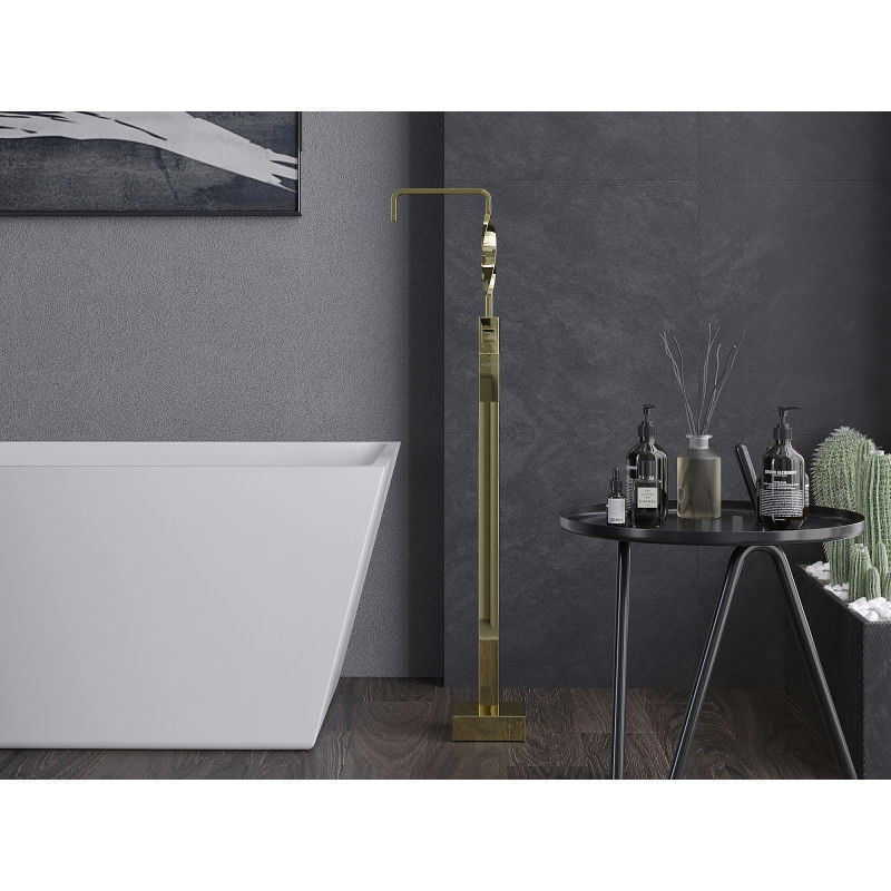 Mexen Avila свободностоящ смесител за вана, златен - 75833-50