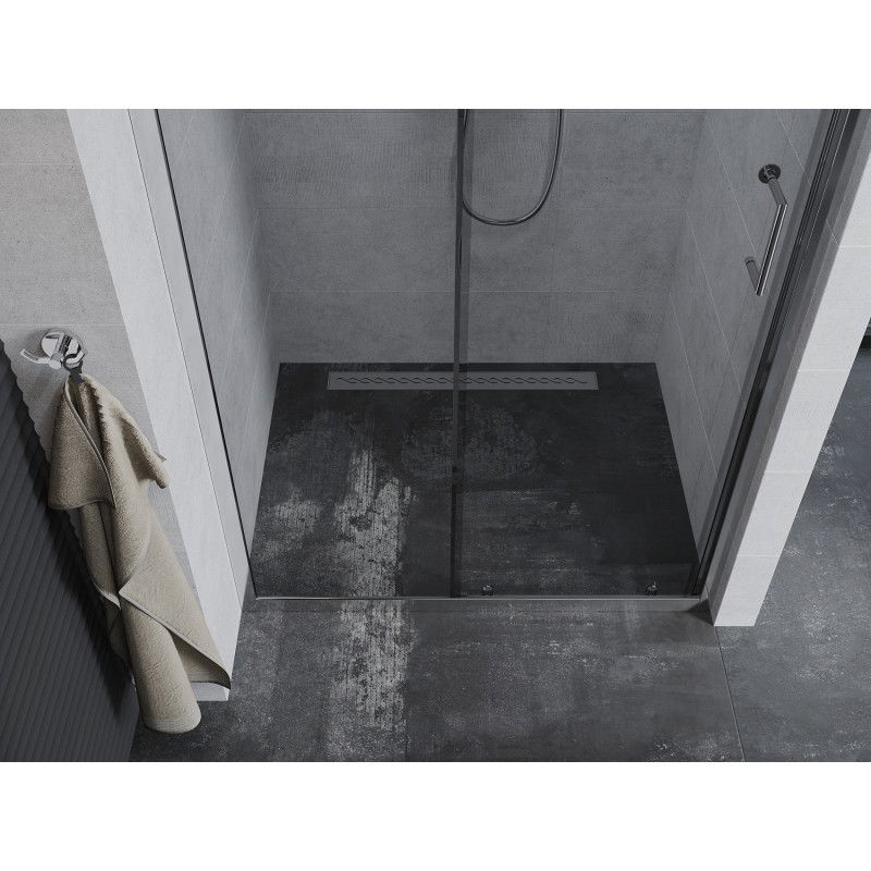 Mexen Apia плъзгащи се душ врати 105 cm, прозрачни, хром - 845-105-000-01-00