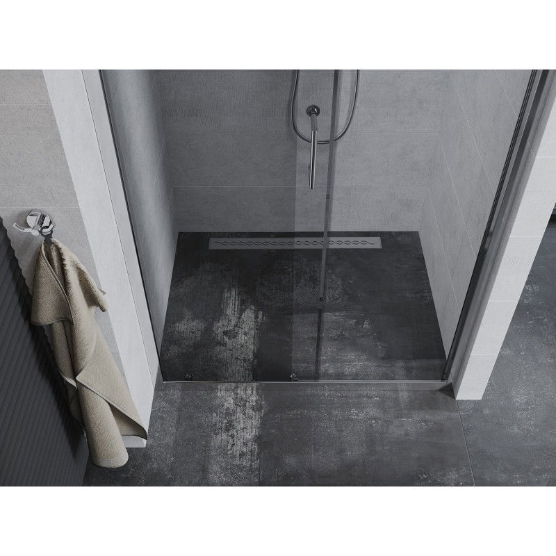 Mexen Apia плъзгаща се врата за душ 150 см, прозрачна, хром - 845-150-000-01-00