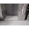Mexen Velar плъзгащи се душ врати 150 см, прозрачни, златни - 871-150-000-01-50