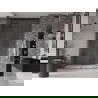 Mexen Velar душеви врати с плъзгане 130 см, прозрачни, с Gun Gray четкане - 871-130-000-01-66