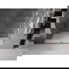 Mexen Velar плъзгащи душ кабини 140 см, прозрачни, gun gray четка - 871-140-000-01-66