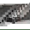 Mexen Velar разтегателни душ-врити 130 см, прозрачни, черни - 871-130-000-01-70
