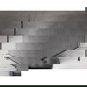 Mexen Velar плъзгаща се душ врата 160 cm, прозрачна, черна - 871-160-000-01-70